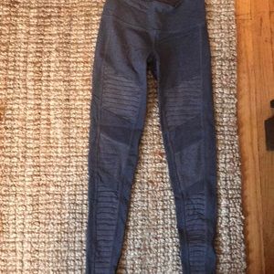 Alo Moto Dark grey Full Length Legging